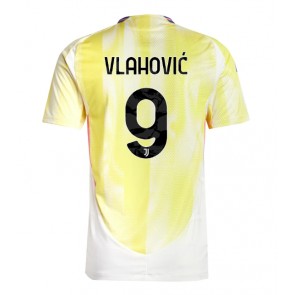 Juventus Dusan Vlahovic #9 Gostujuci Dres 2024-25 Kratak Rukavima